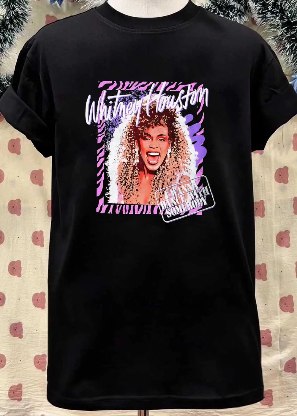 Whitney Houston Singing I Wanna Dance With Somebody T-Shirt