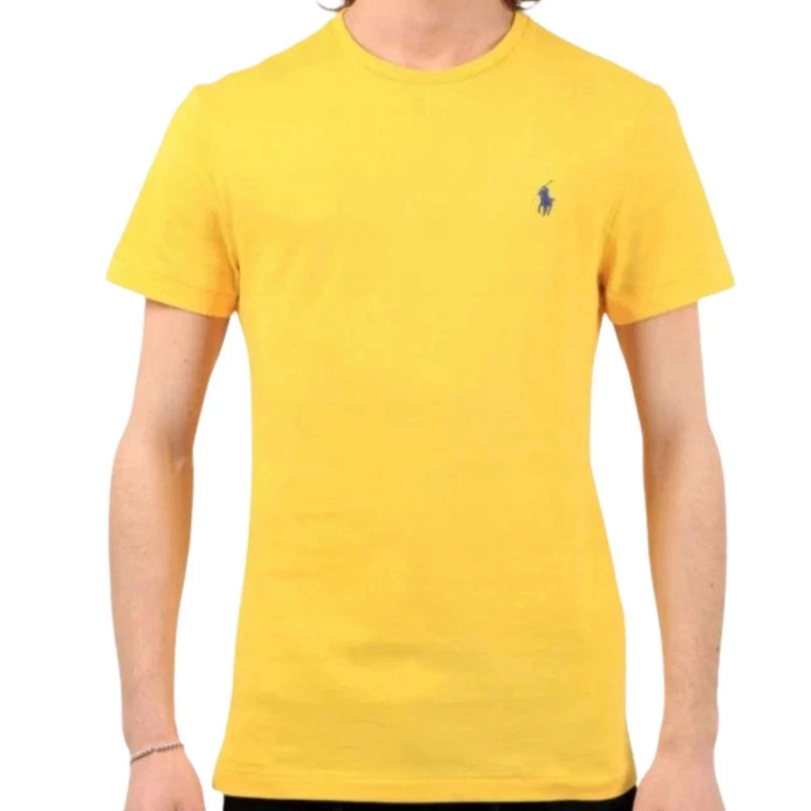 Branded Crew Neck Cotton Polo Men's T-Shirt Custom Fit | Short Sleeve