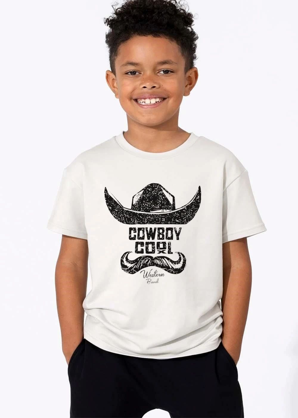 Western Brand Cowboy Hat Handlebar Mustache Distressed Line Art shirt