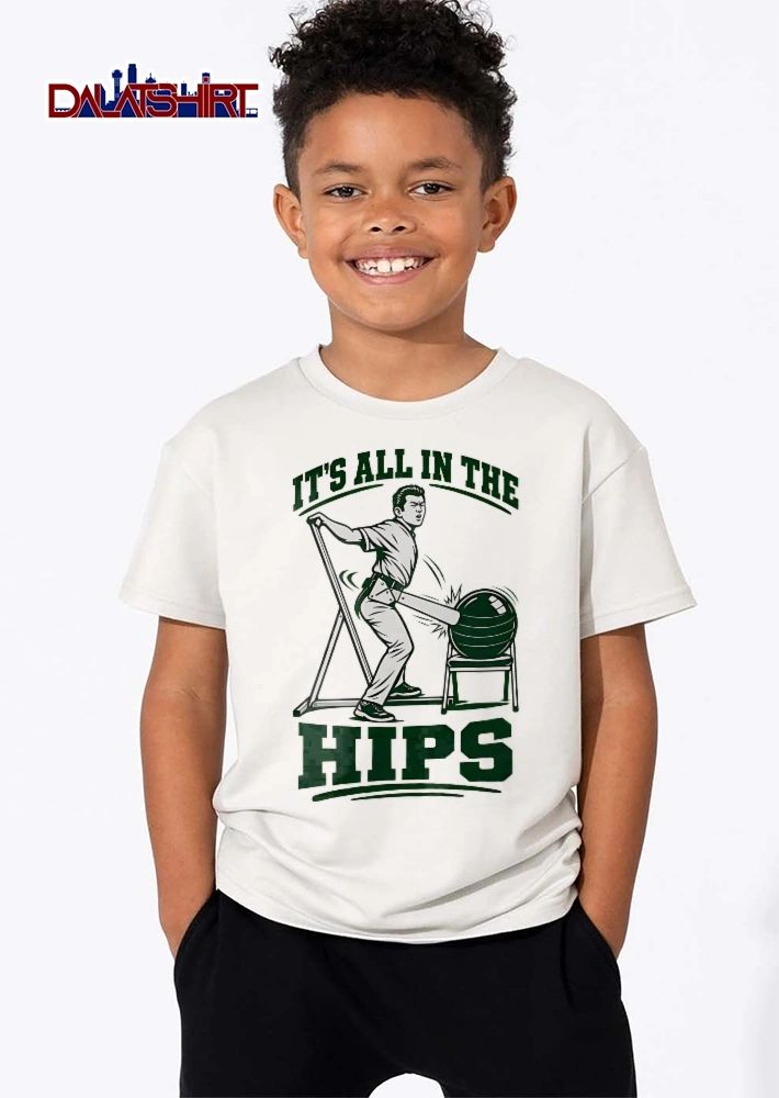Its All In The Hips Retro Athlete Harness Bat Trainer Exercise Ball shirt