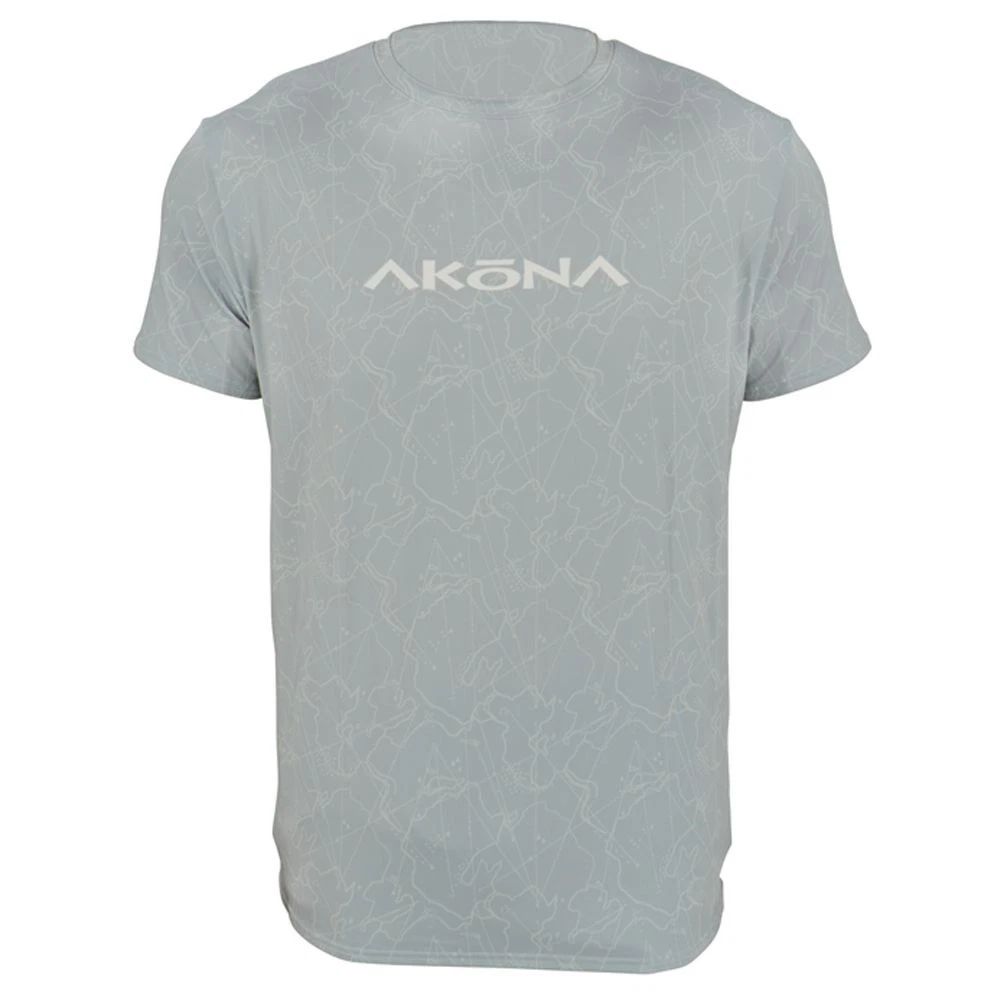 Akona Short Sleeve Mesh Rash Guard Scuba Diving, Snorkeling, Grey
