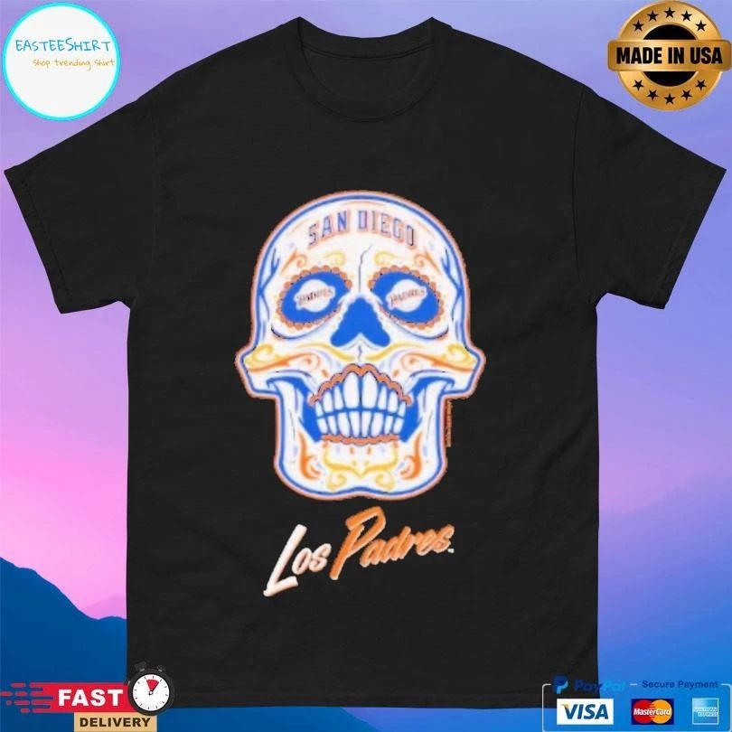 San Diego Padres Mitchell Ness Sugar Skull T-shirts