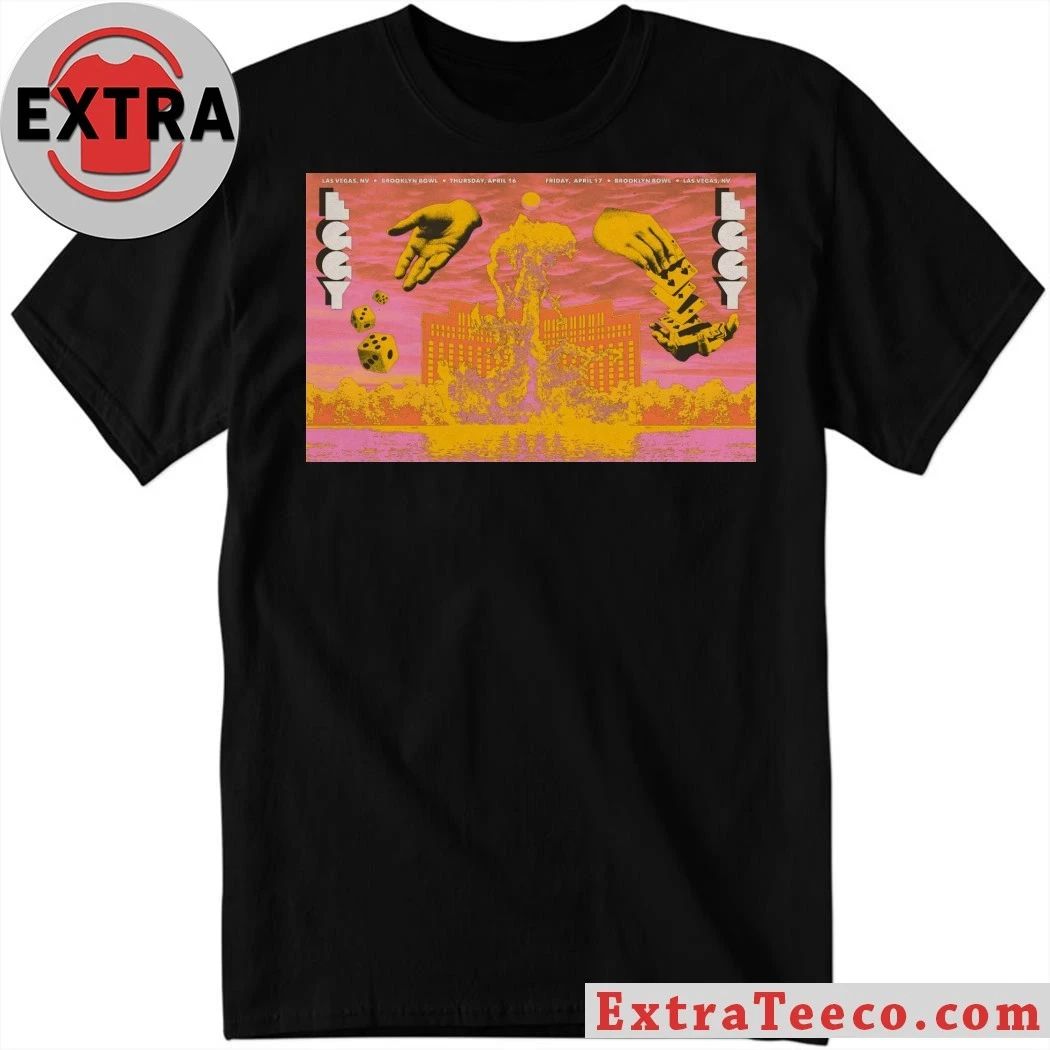 Eggy April 16-17 2026 Brooklyn Bowl Las Vegas Show Poster Shirt
