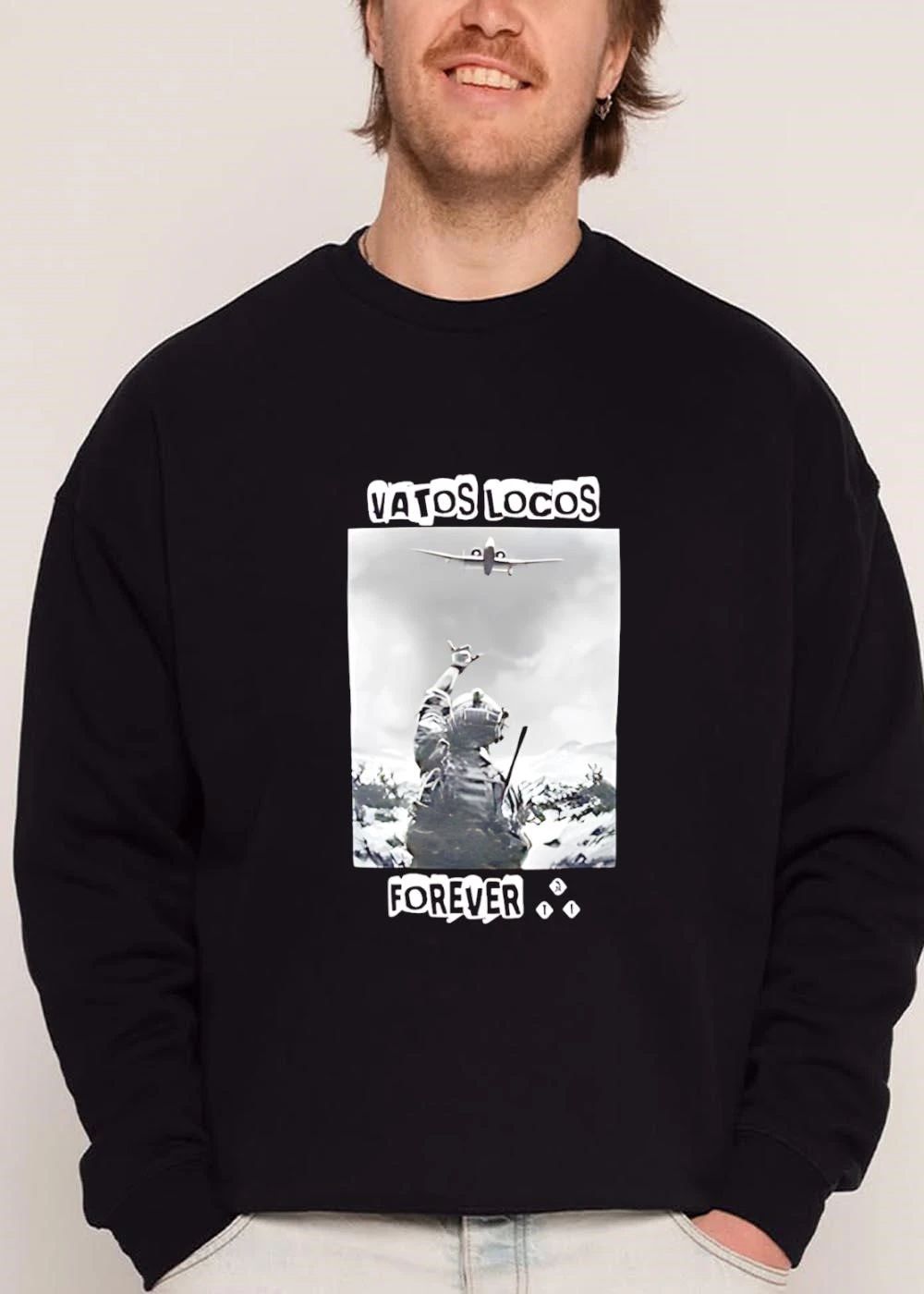 Vatos Locos Forever Soldier Hand Sign A10 Warthog Plane shirt