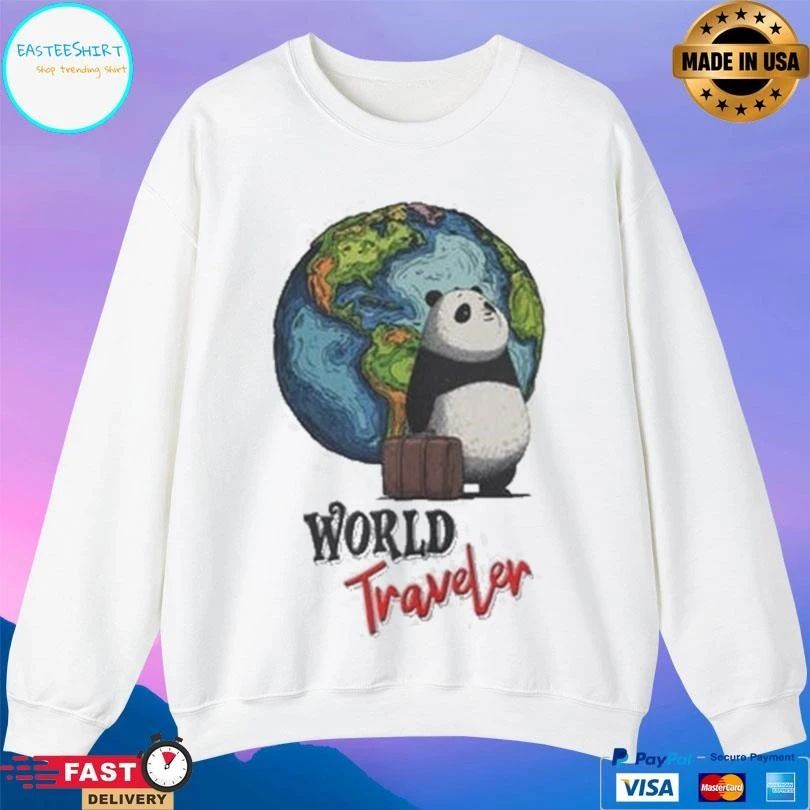 World Traveler Panda T-shirts