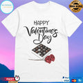 Happy Valentine’s Day Chocolate And Flower T-shirts