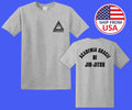 Academy Gracie Jiu Jitsu Brasil Martial Arts Men's Grey Size S-5XL