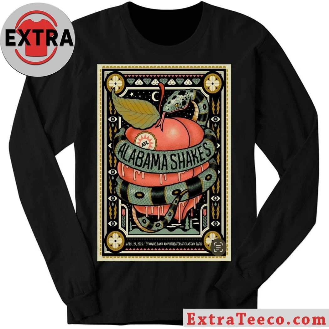Alabama Shakes Apr 24 2026 Synovus Bank Amphitheater At Chastain Park Atlanta, GA Poster Shirt
