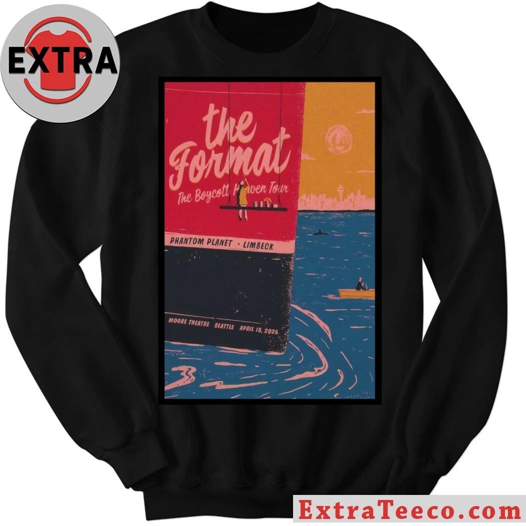 April 13, 2026 The Format Concert Tour Seattle, WA Poster Shirt