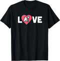 Hearing Loss Awareness / "Love" Cute Cochlear Implant T-Shirt