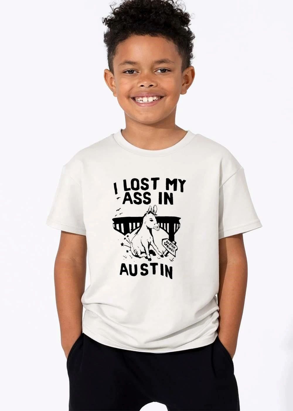 Funny I Lost My Ass In Austin Barton Springs Injured Donkey Bridge shirt