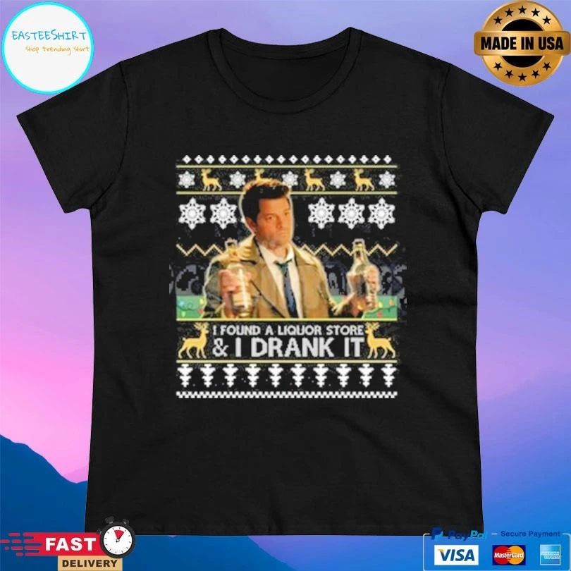 I Found A Liquor Store And I Drank It Christmas 2025 T-shirts