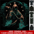 Grim Reaper Time Skull Death Gothic Mens Womens Kids Unisex