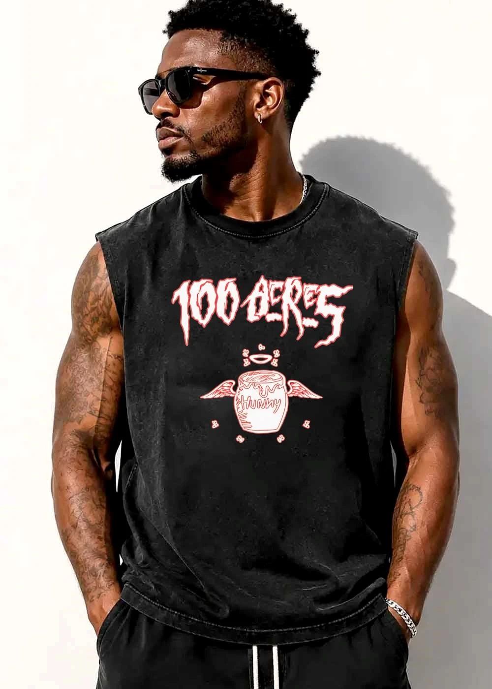 100 Acres Hunny Angel Honey Jar Wings Halo Bees Line Art shirt