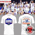 Florida Gators 2026 Men’s Basketball Champions Logo Two Sided Hoodie T-Shirt