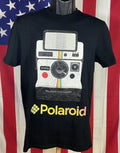 DIFUZED Polaroid Land Camera Graphic Black T Shirt Size XL
