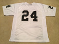 Custom Charles Woodson White Mesh Football Jersey