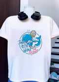 Jonah Vs The Whale Revenge Cartoon Bearded Man Grappling Blue Creature shirt