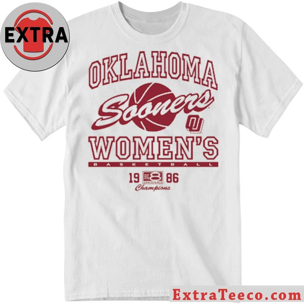 Oklahoma Women’s Basketball 1986 Big 8 Champs Heavyweight T-Shirt