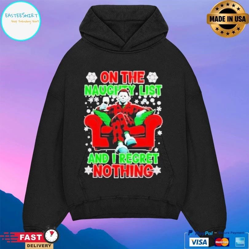 Horror On The Naughty List And I Regret Nothing Christmas 2025 T-shirts