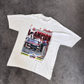 NASCAR Dale Earnhardt White T-shirt Large 1998 USA Daytona 500 Vintage Tee 90s