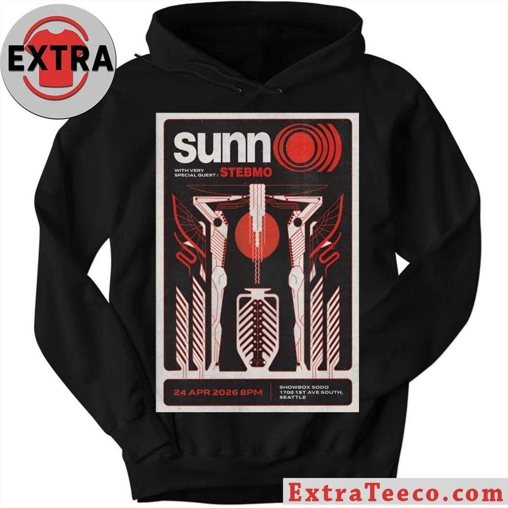 SUNN O))) 4 24 2026 Seattle WA Poster Shirt