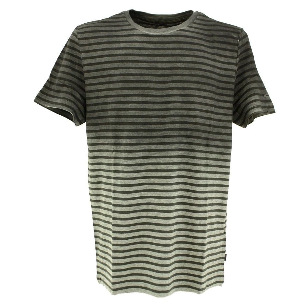 CAMEL ACTIVE Mens Short Sleeve Crew Neck T-Shirt Black Gray Gradient 28091