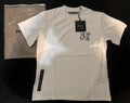 Palm Angels White Logo Men's Cotton Crew Neck Short Sleeve T-Shirt Size M