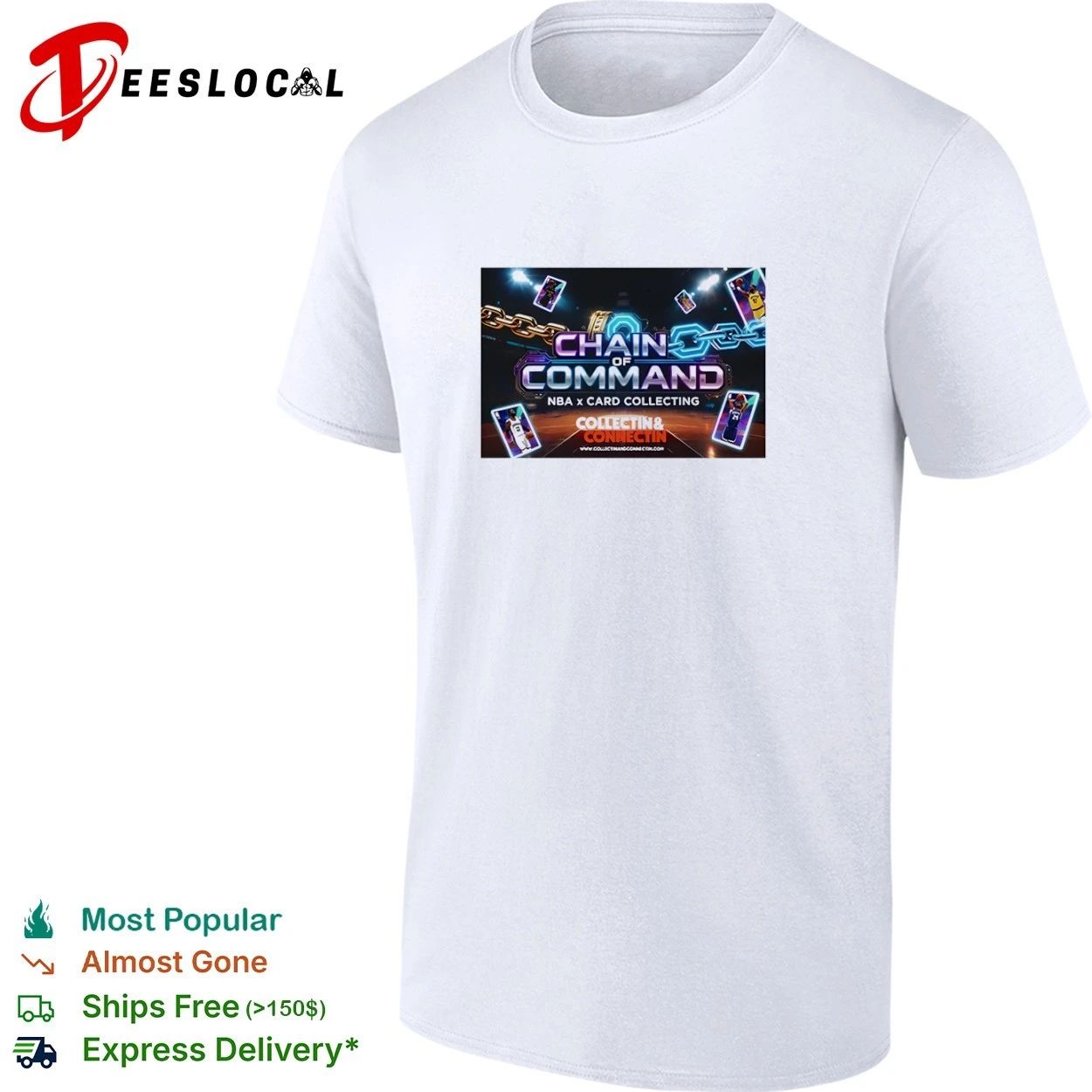 Chain of Command NBA x Card Collecting T-shirt