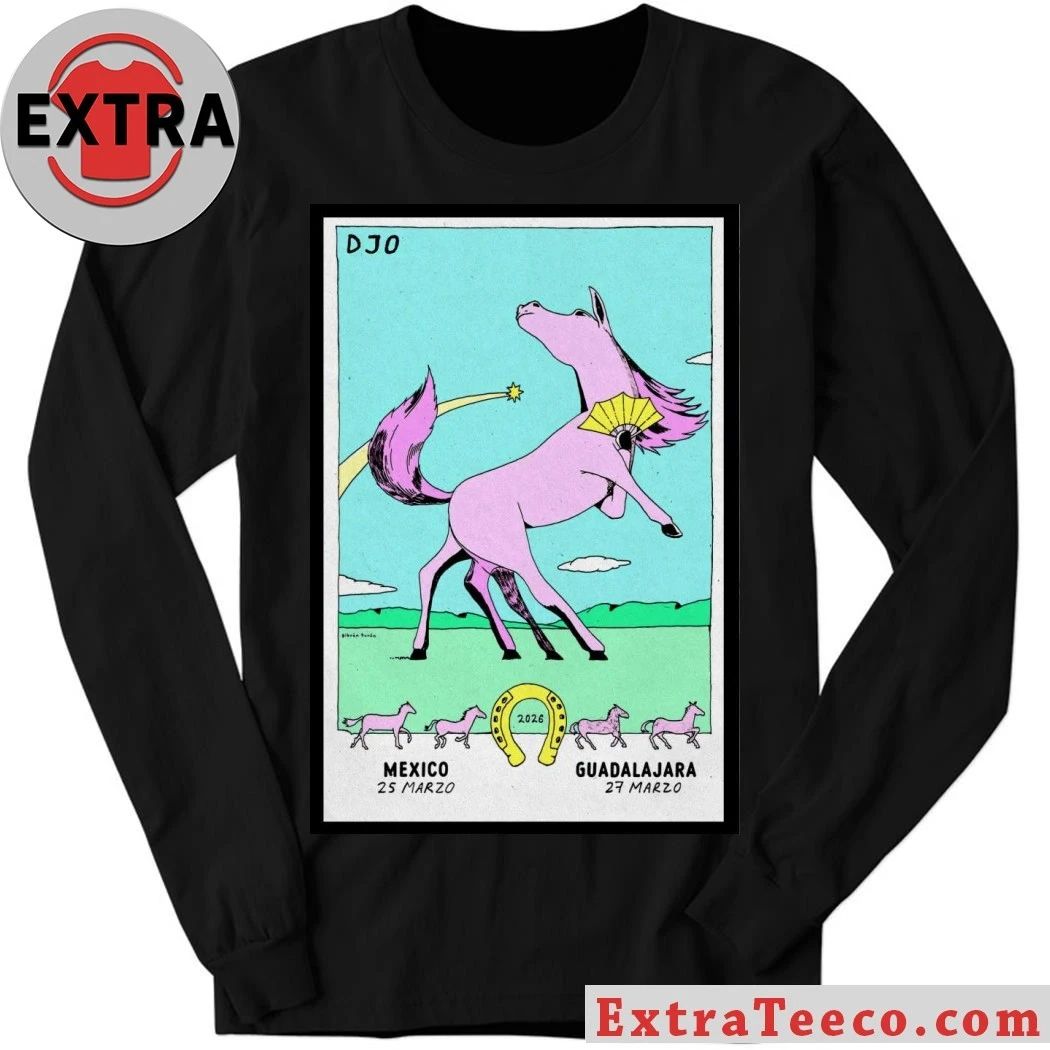 Djo Concert Tour in Guadalajara, Mexico 03.27.2026 Poster Shirt