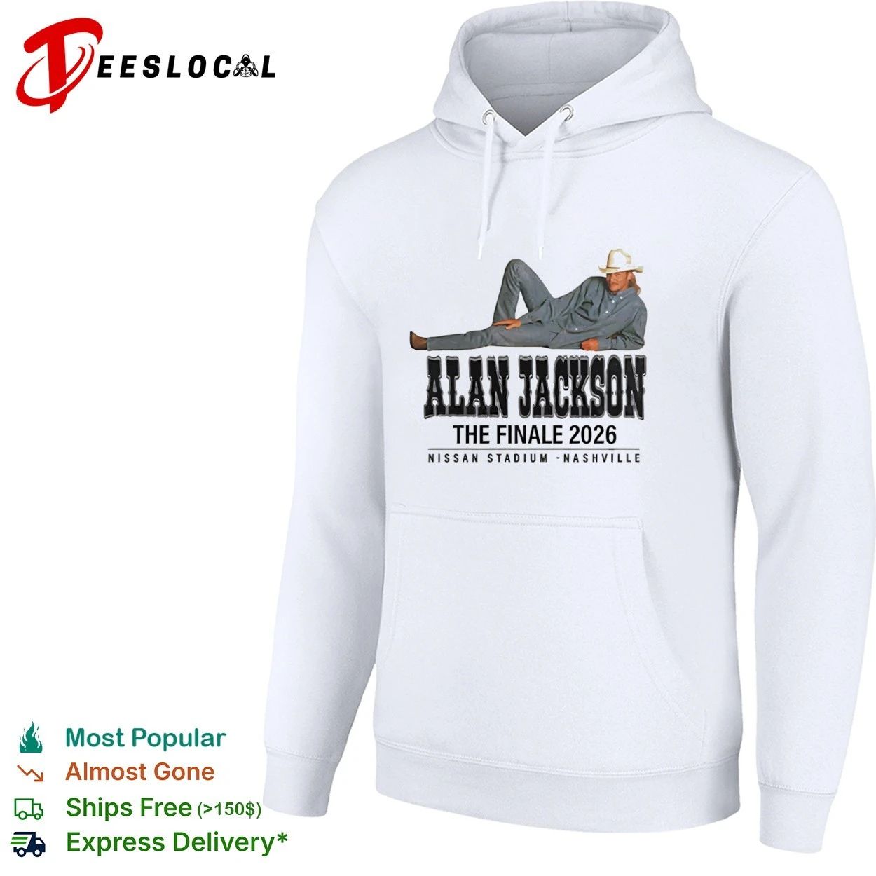 Alan Jackson The Finale 2026 Nissan Stadium Nashville T-shirt