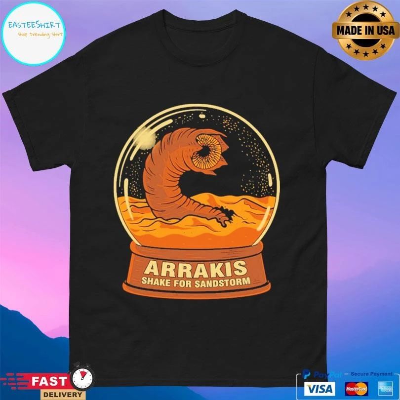 Spice Globe Arrakis Shake For Sandstorm T-shirts