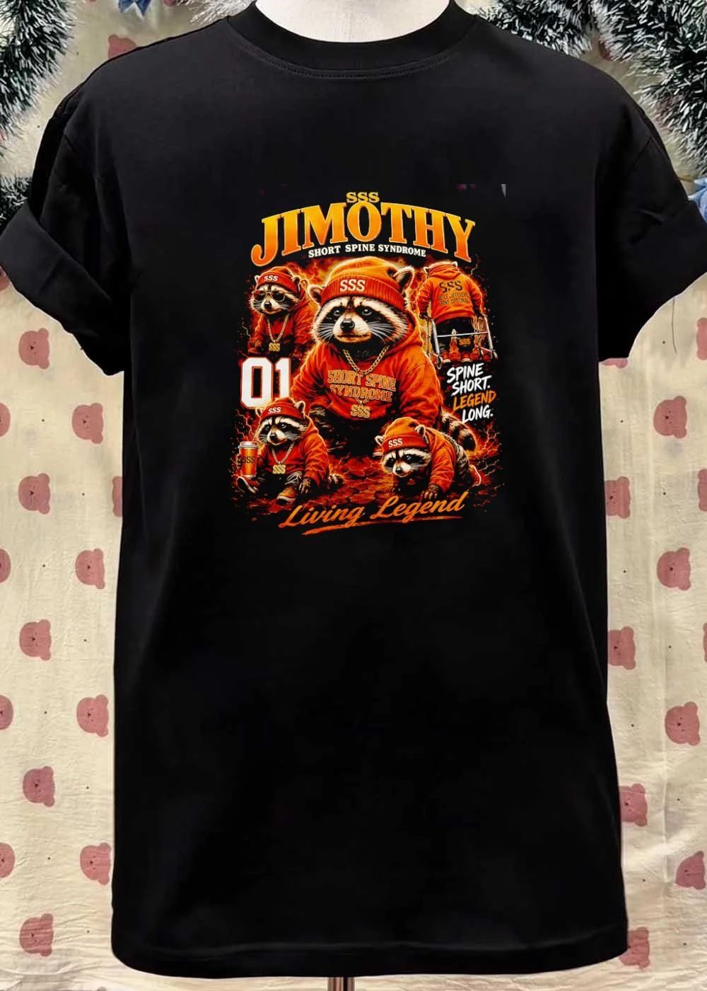 Jimothy Short Spine Syndrome Built Different Optional Legend Living T-Shirt