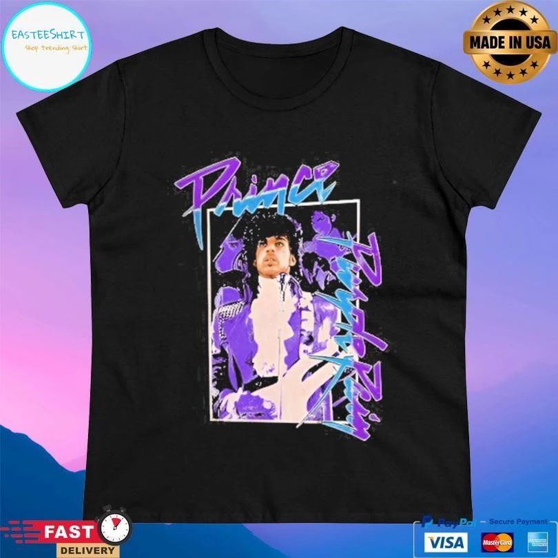 Prince Abstract Purple Rain T-shirts