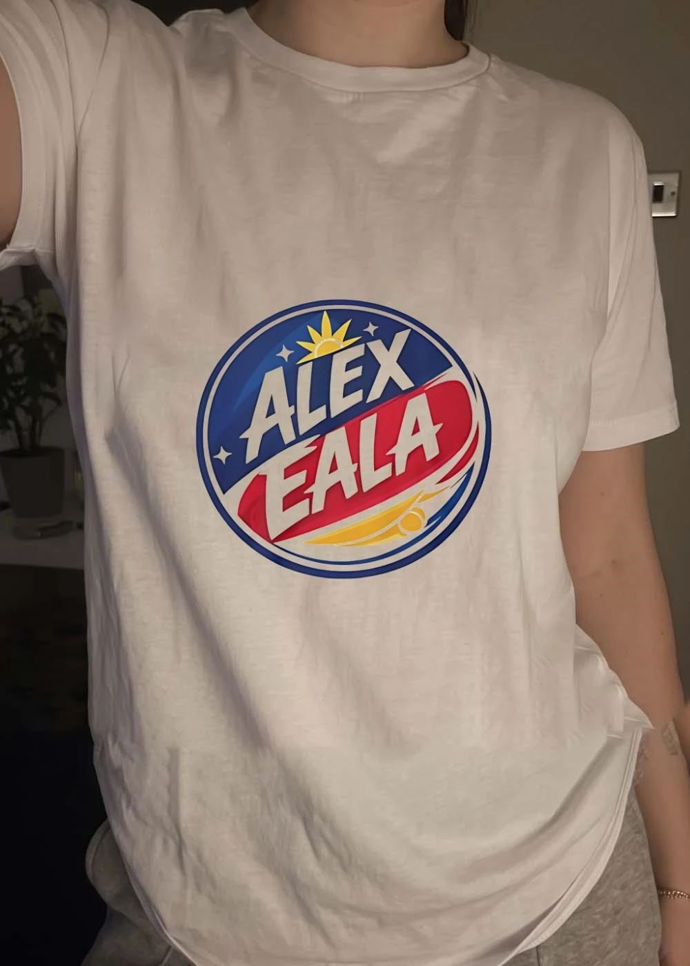Alex Eala Philippine Flag Yellow Sun Tennis Ball Badge shirt