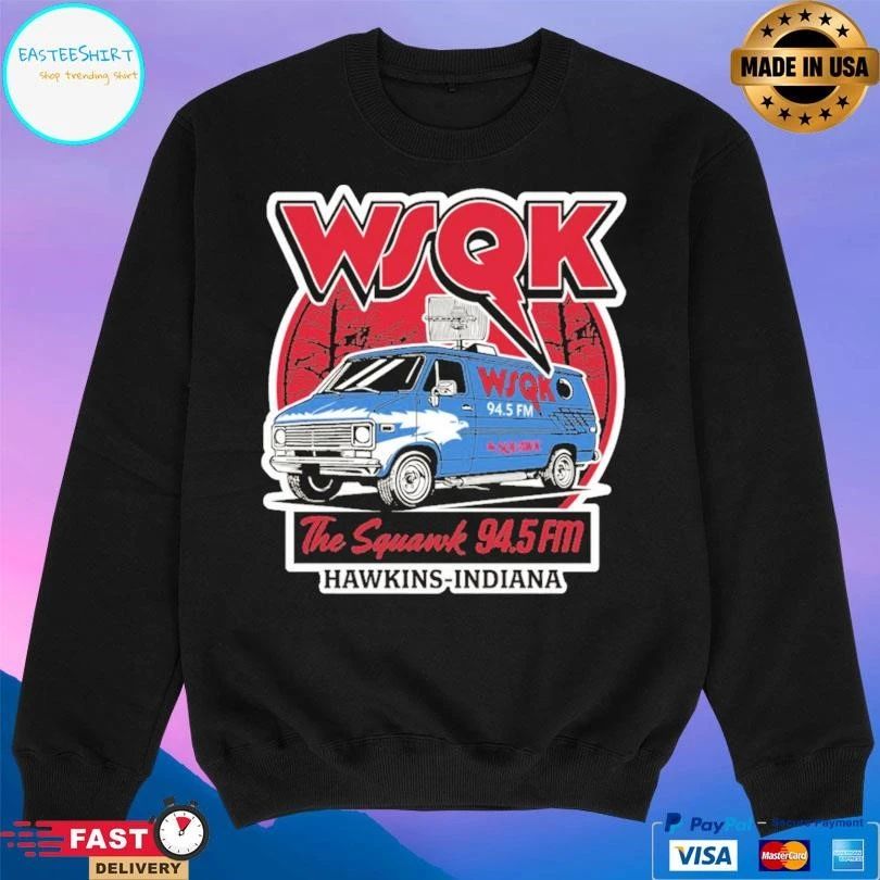 WSQK The Squawk 94.5 Fm Hawkins Indiana T-shirts