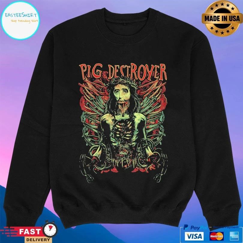 Pig Destroyer Hammer Christ T-shirts