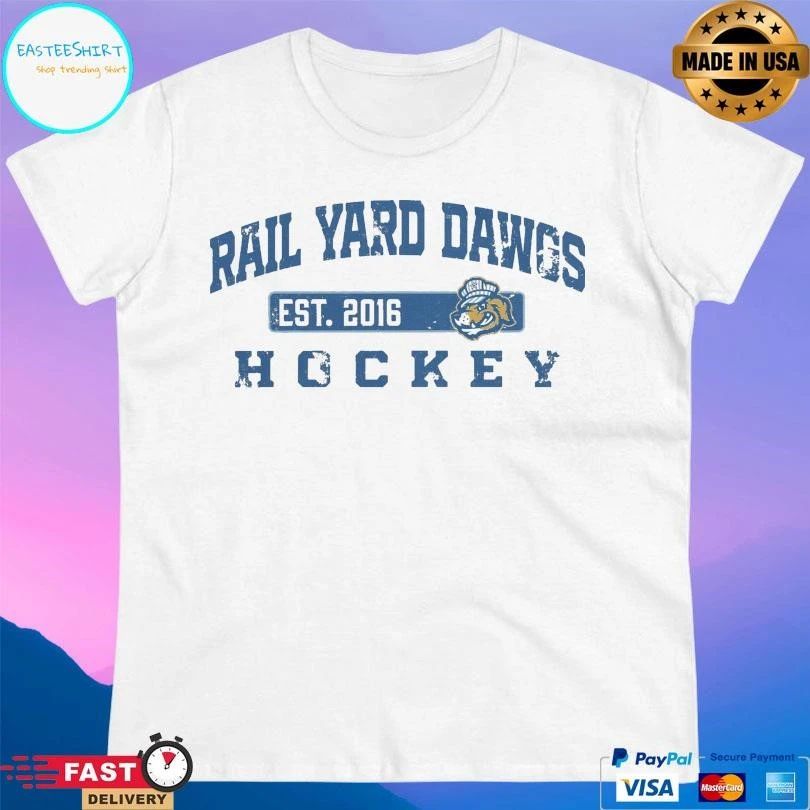Rail Yard Dawgs Hockey Est 2016 T-shirts