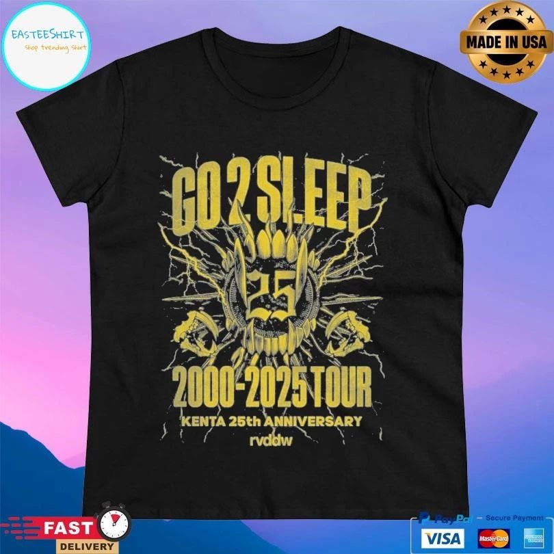 Go 2 Sleep 2000-2025 Tour Kenta 25th Anniversary T-shirts