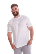 Mens 3 Pack Cotton T-Shirt Crew Neck Short Sleeve Soft Breathable Undershirt