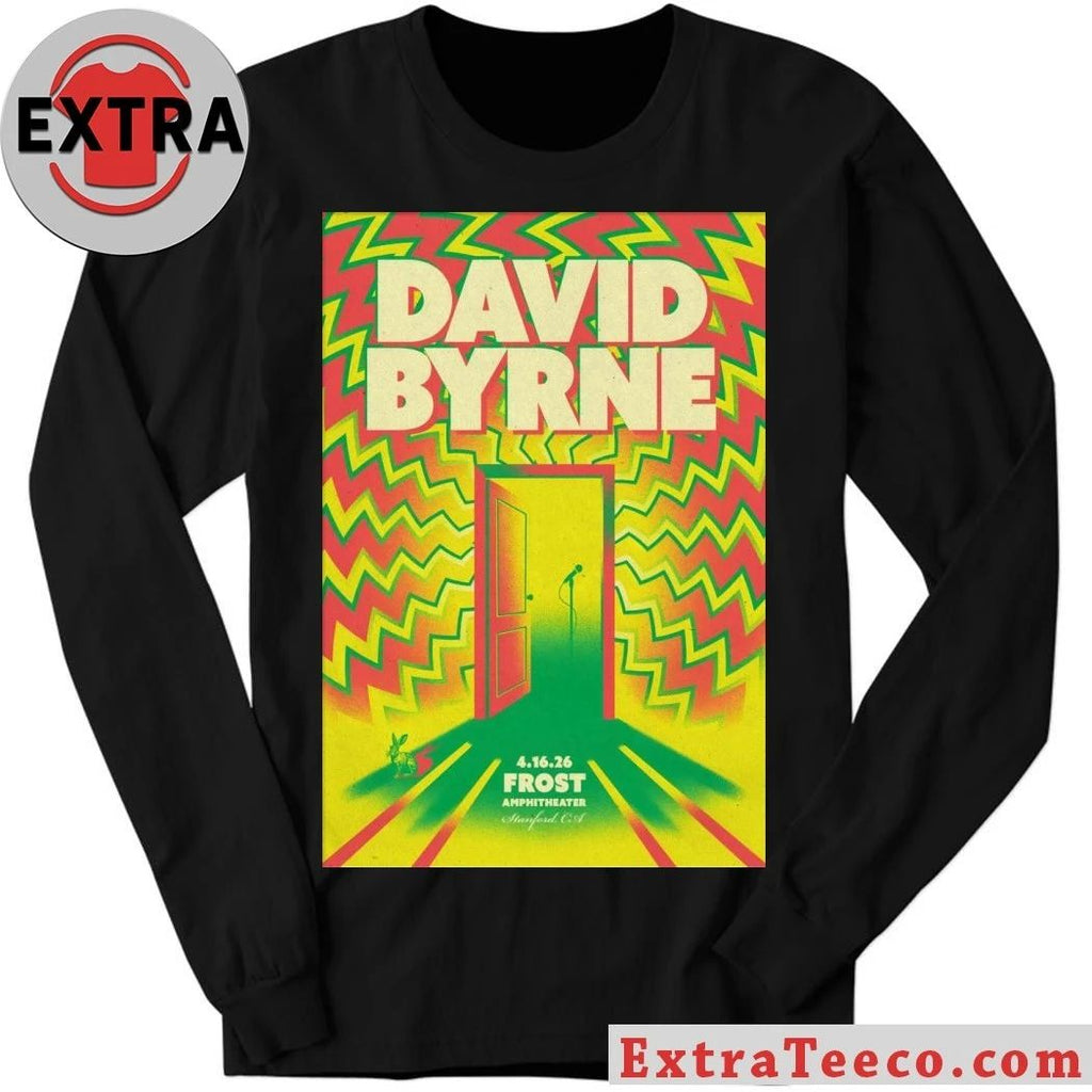 David Byrne In Stanford CA On April 16 2026 Poster Shirt