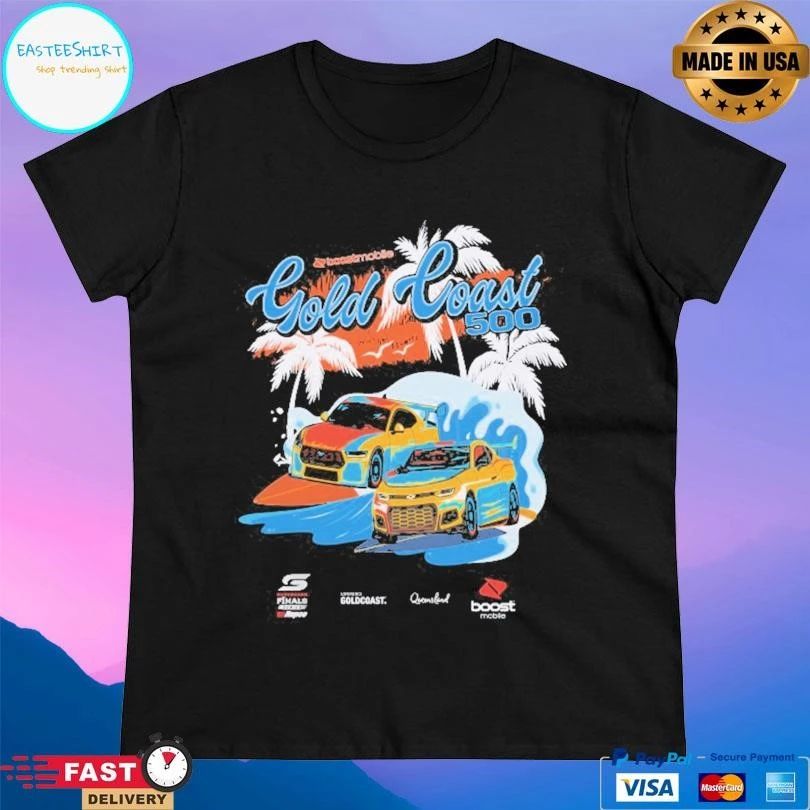Gold Coast 500 Surfing Cars T-shirts