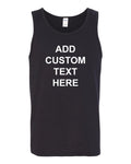 Mens Tank Top Custom Personalized Shirts Your Own Text Business Name Gift Shirt