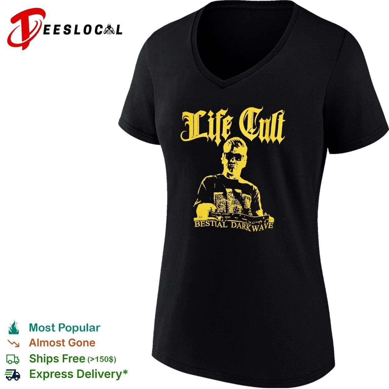 Life Cult Bestial Darkwave industrial T-shirt