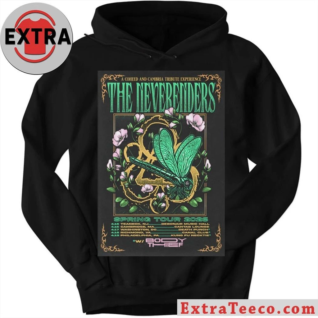 The Neverenders Spring 2026 Tour Poster Shirt