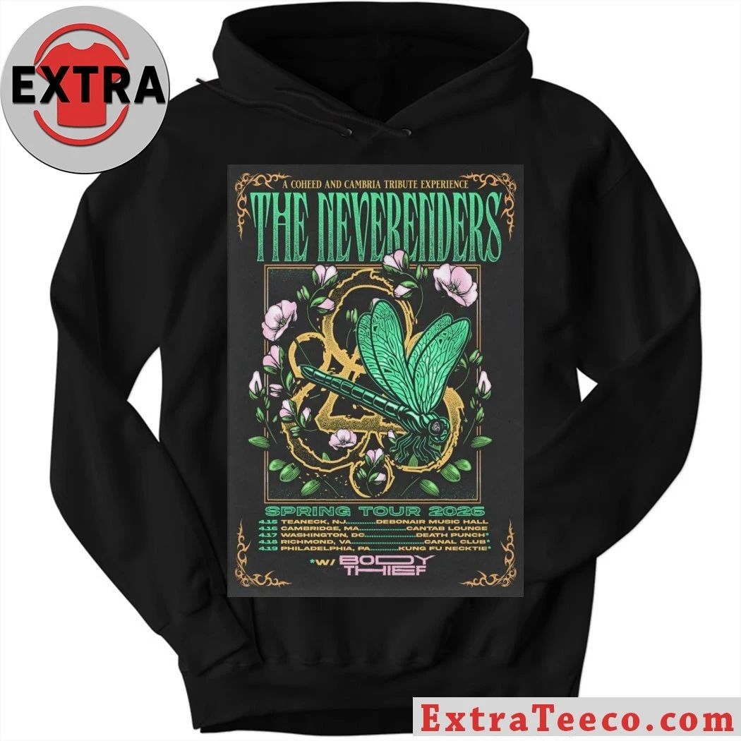 The Neverenders Spring 2026 Tour Poster Shirt