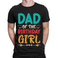 Dad Of The Birthday Girl Celebration Party Vintage Mens T-Shirts Tee Top #BAL