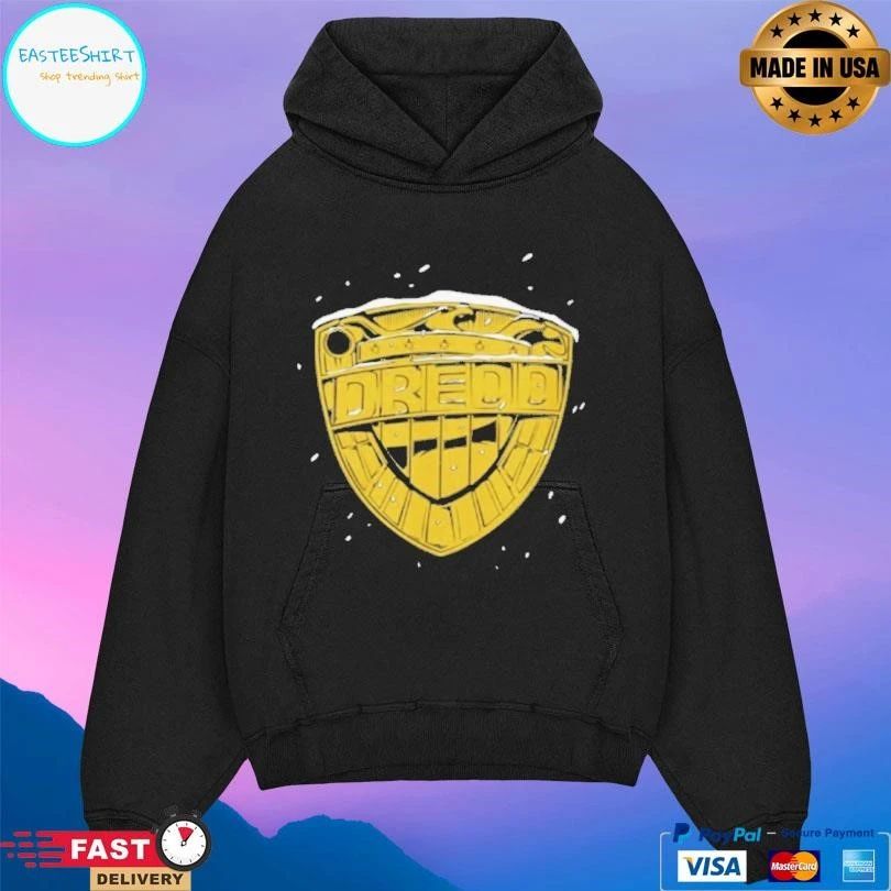 Judge Dredd Snow Badge Christmas Logo T-shirts