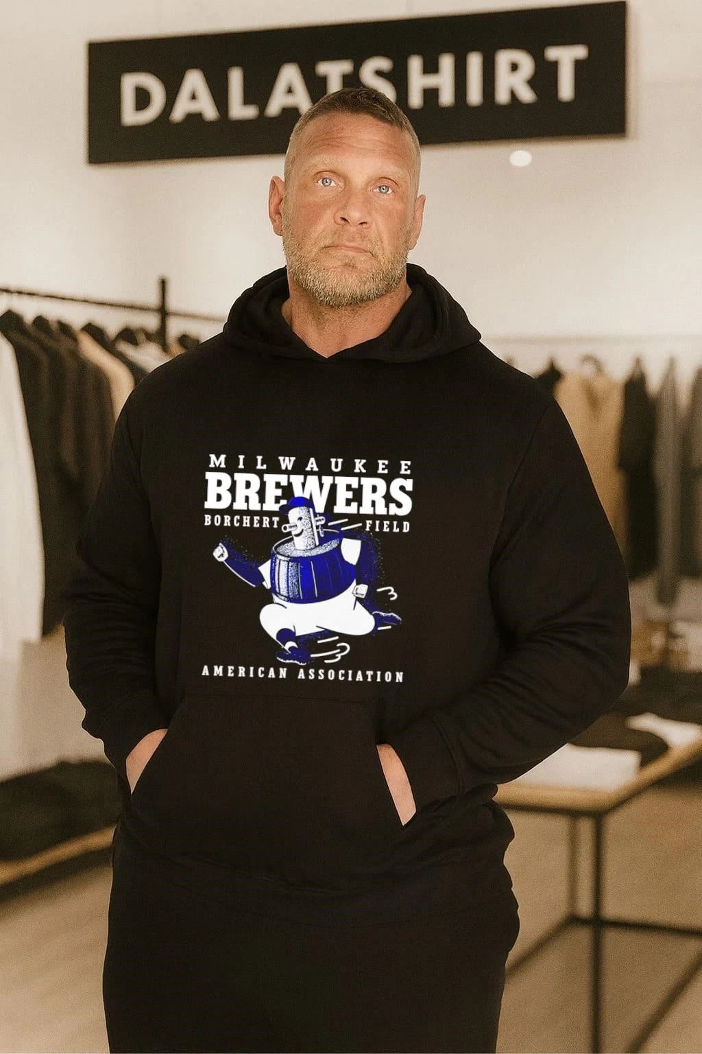 Milwaukee Brewers Borchert Field American Association shirt