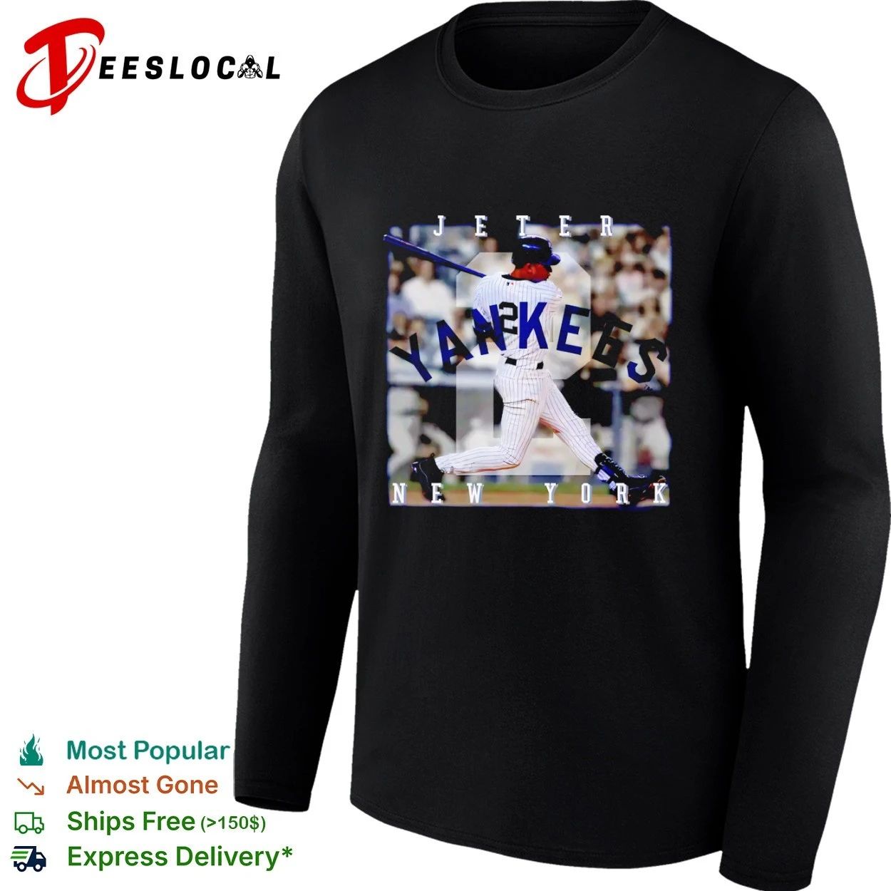 Derek Jeter New York Yankees MLB Baseball T-shirt